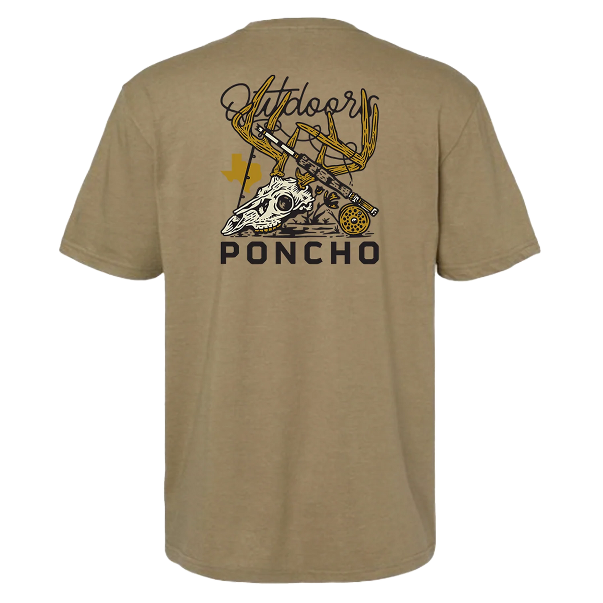 Poncho Outdoors Tan Buck T-Shirt