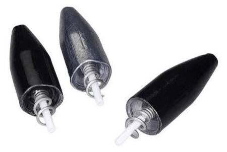 Bullet Weights Screw-In Lead Weights- Black