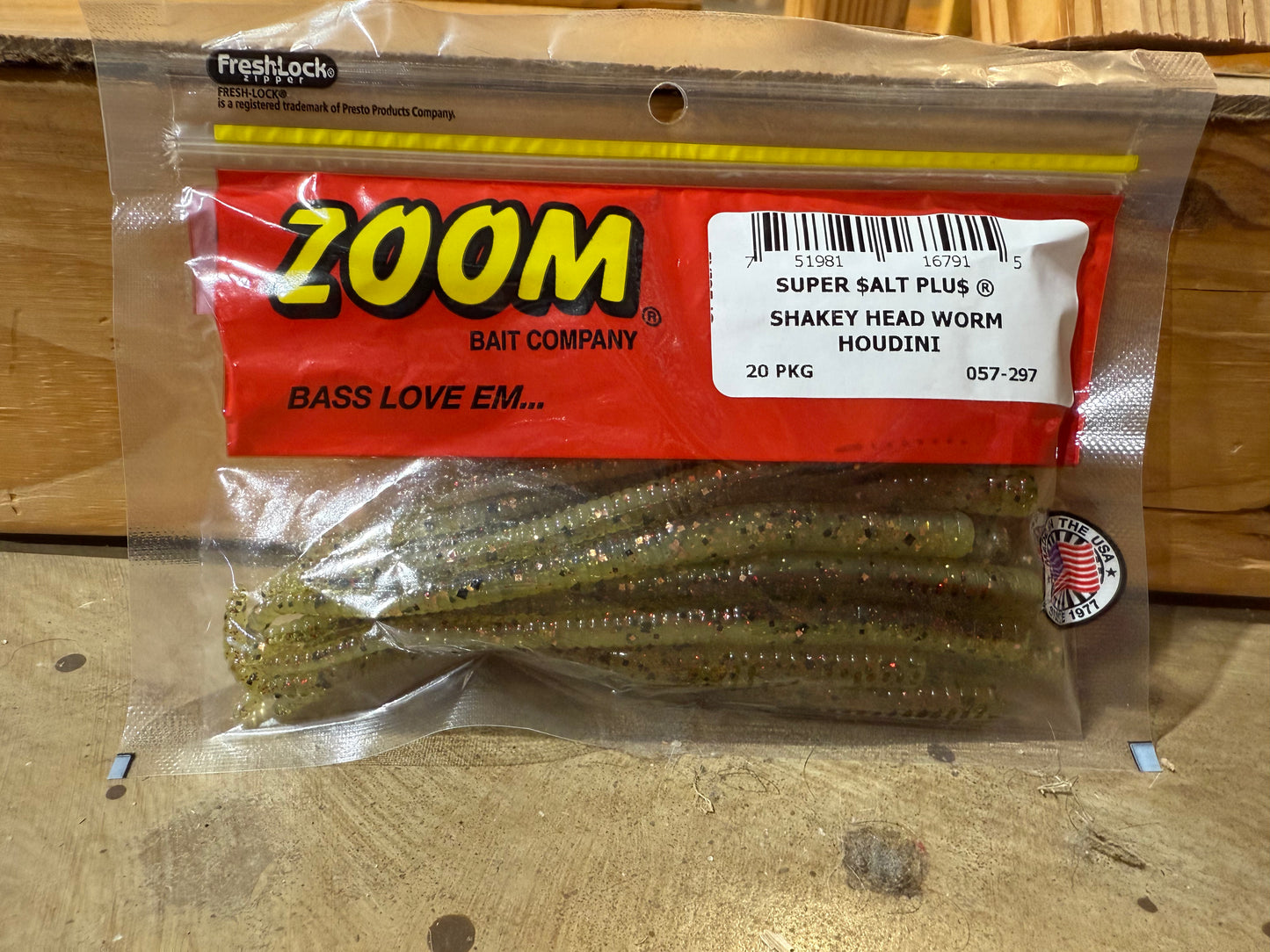 ZOOM Shakey Head Worm