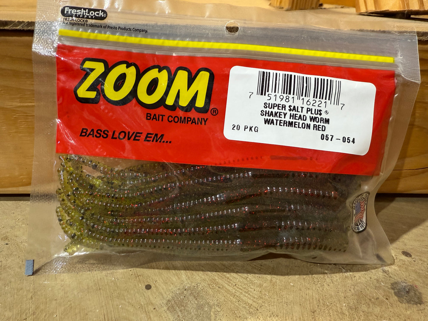 ZOOM Shakey Head Worm