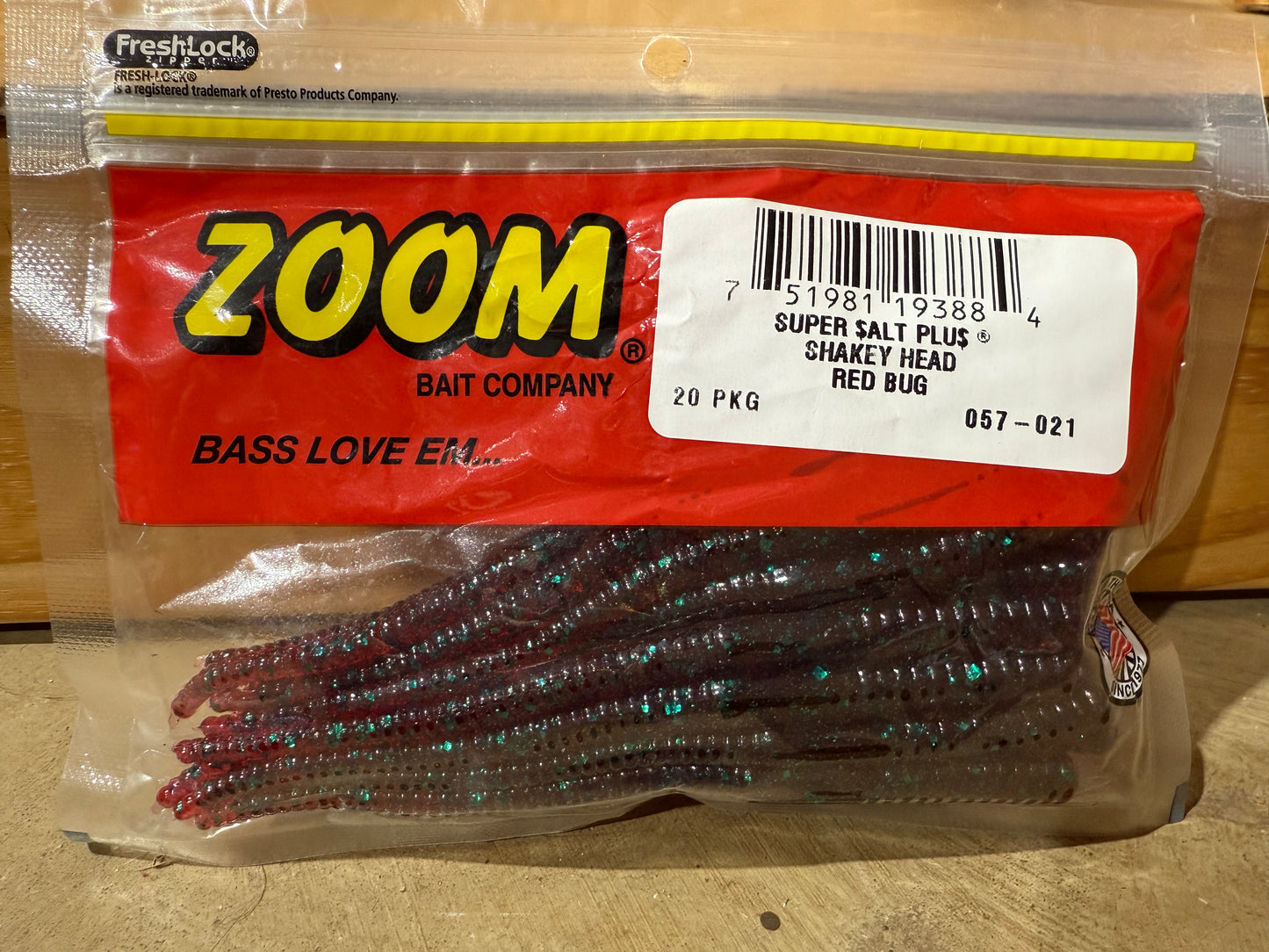 ZOOM Shakey Head Worm