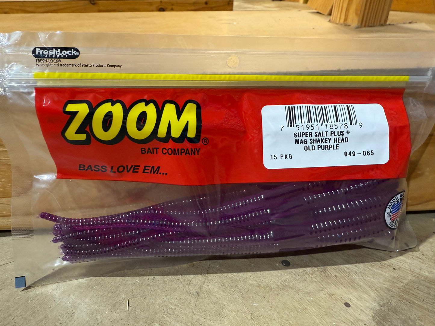 ZOOM Shakey Head Worm