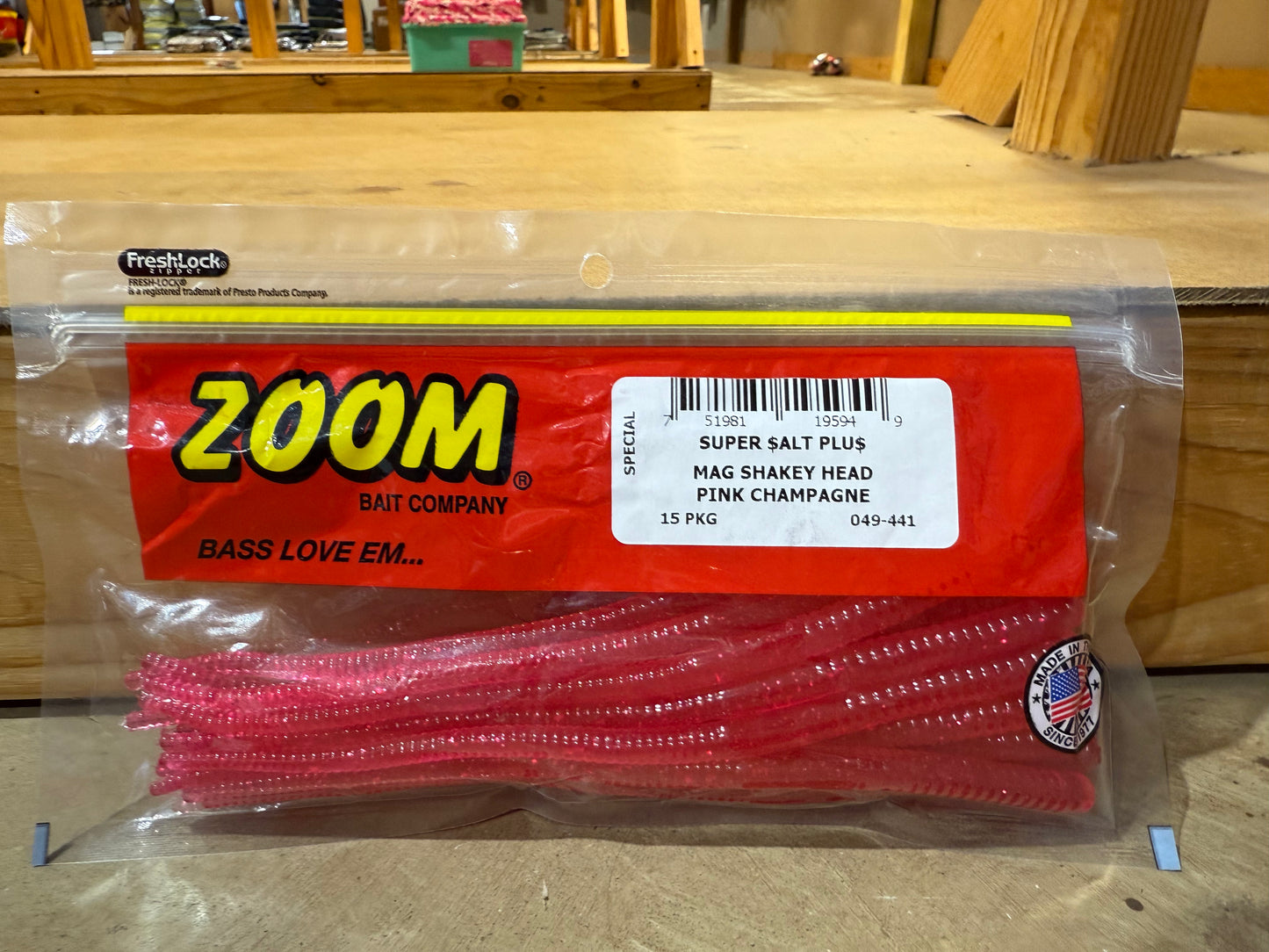 ZOOM Shakey Head Worm