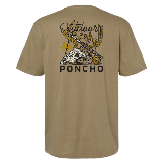 Poncho Outdoors Tan Buck T-Shirt