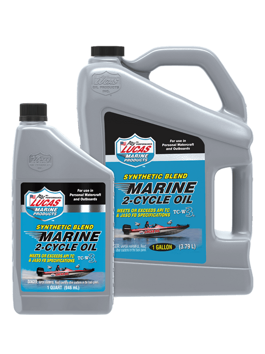 Lucas Synthetic Blend Marine 2-Cycle Oil 1 quart
